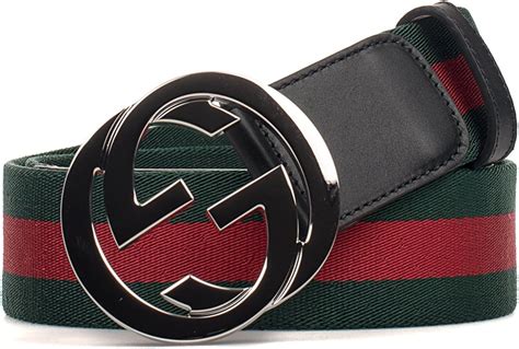 cintura gucci uomo verde e rossa fibia oro|cinture gucci da farfetch.